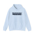 Morning Pickle Hoodie — Light Blue | Navy Logo