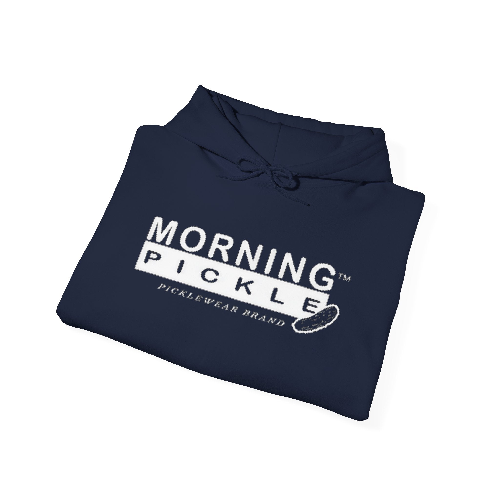 Morning Pickle Hoodie — Navy | Center Logo