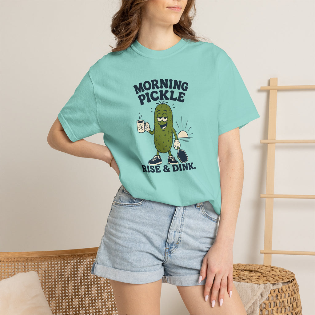 Morning Pickle Tee — Rise & Dink