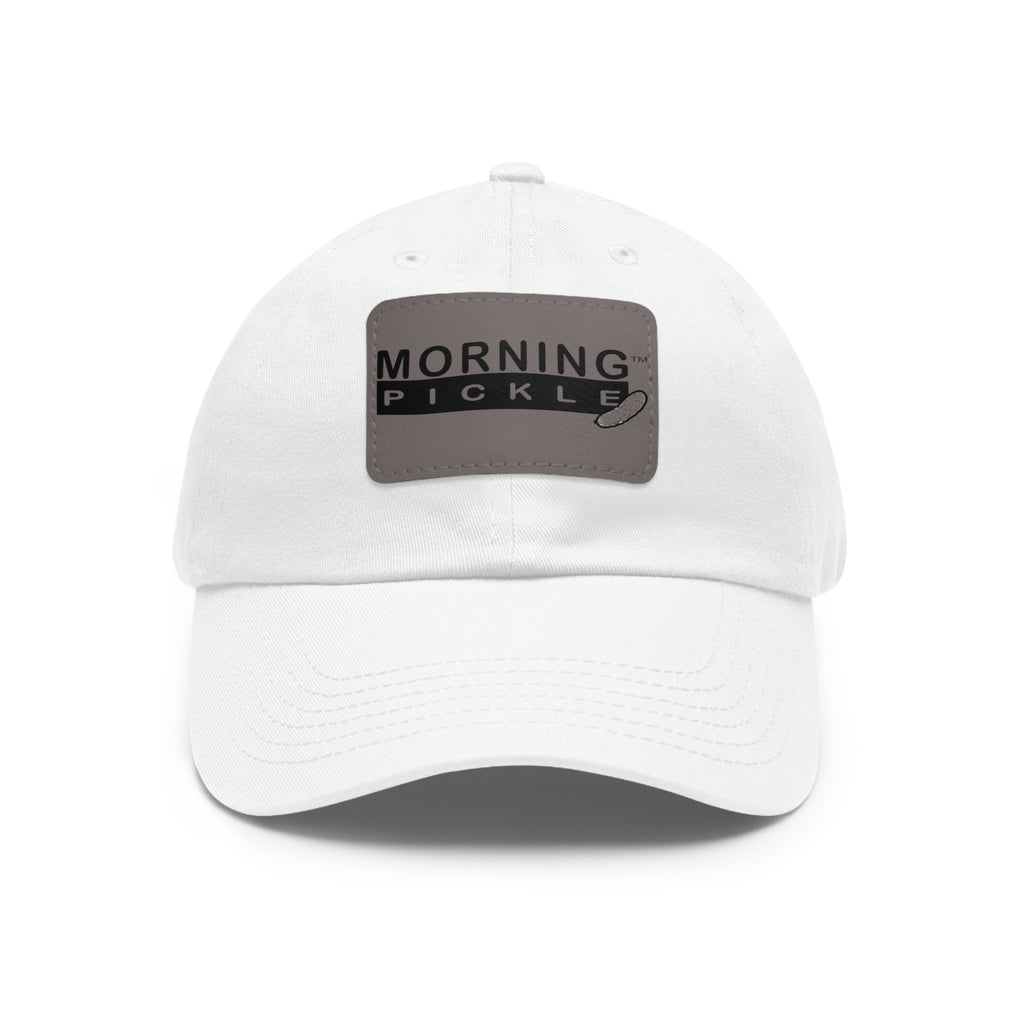 Morning Pickle Leather Patch Dad Hat