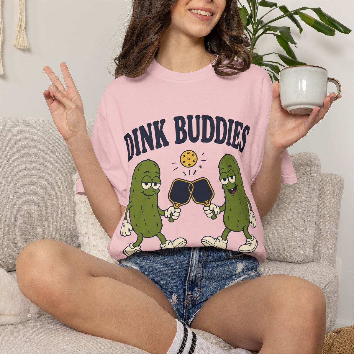 DINK BUDDIES. T-Shirt — Morning Pickle Graphic Tee
