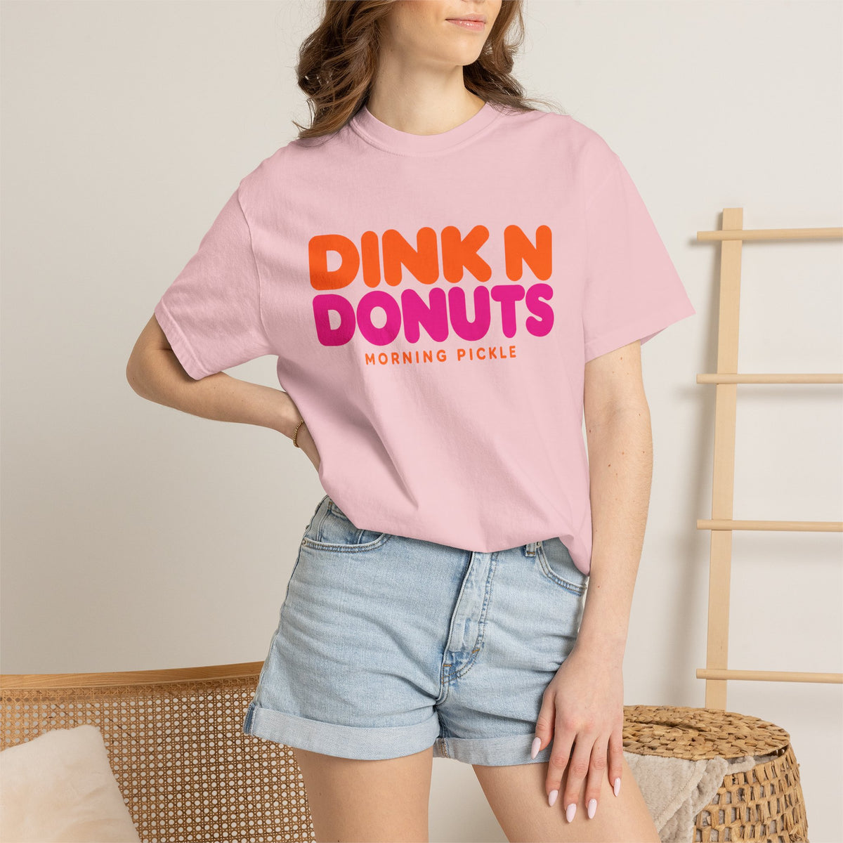 DINK N DONUTS Garment-Dyed T-shirt