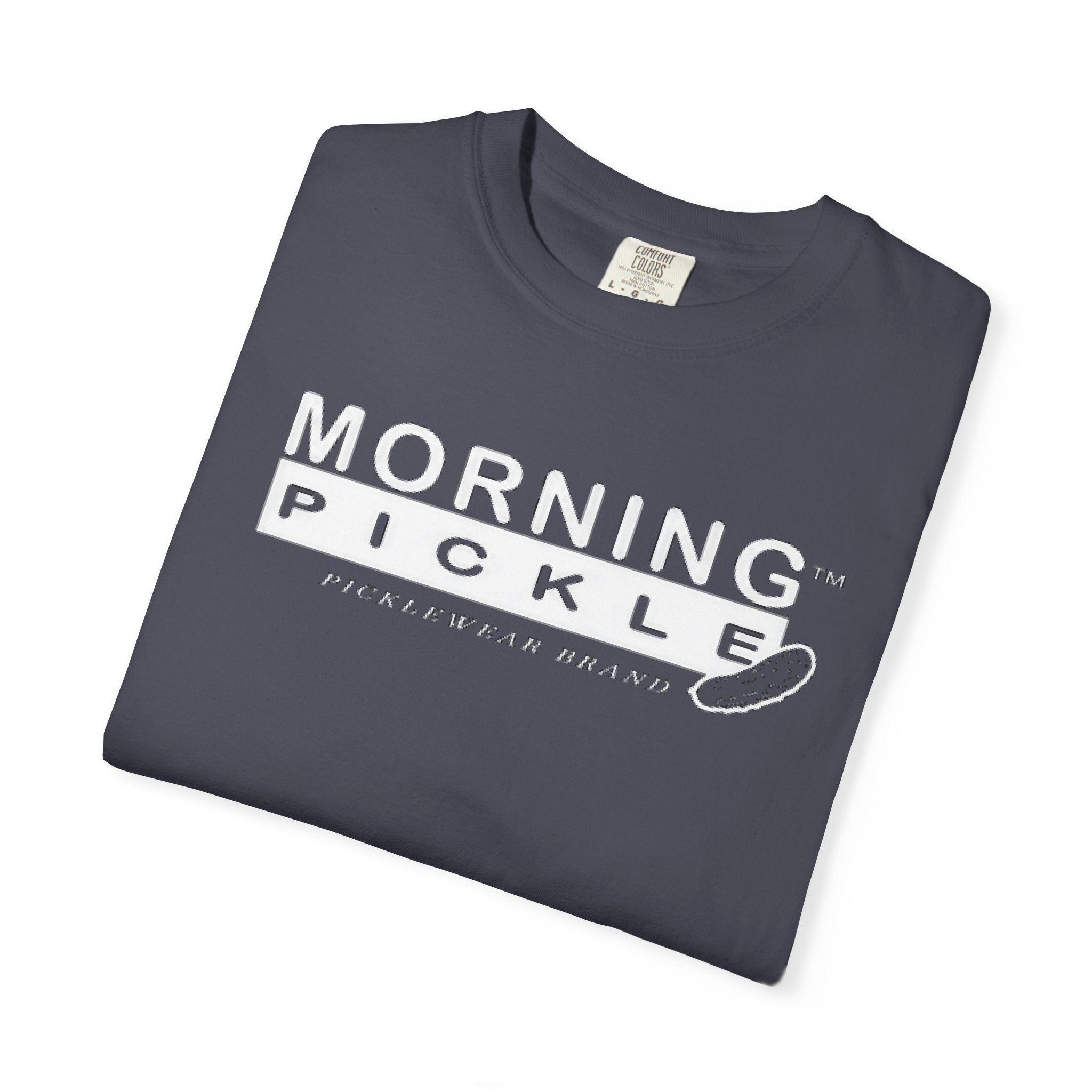 Morning Pickle Tee — Navy