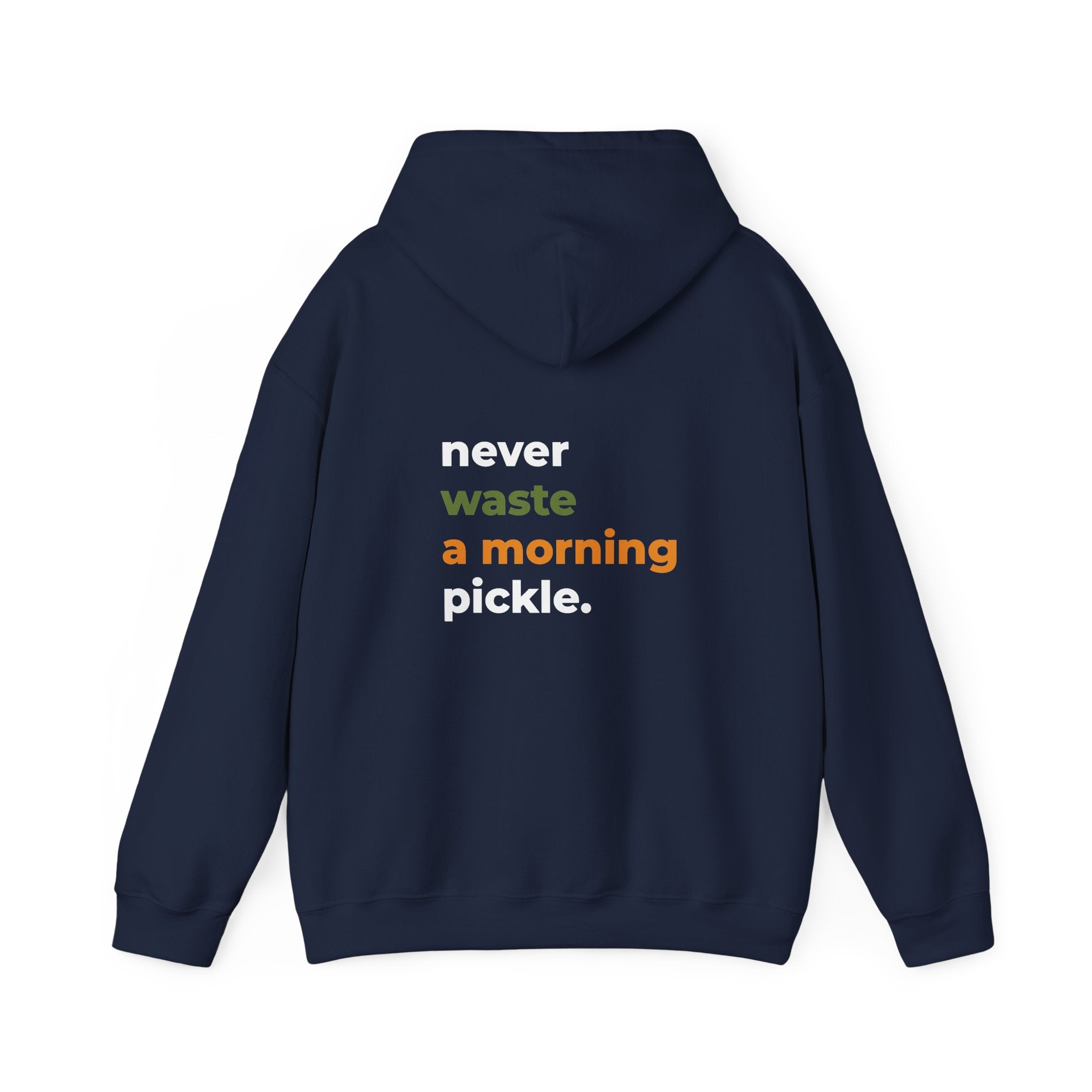 Morning Pickle Hoodie — Navy | Center Logo