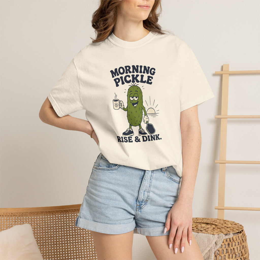 Morning Pickle Tee — Rise & Dink