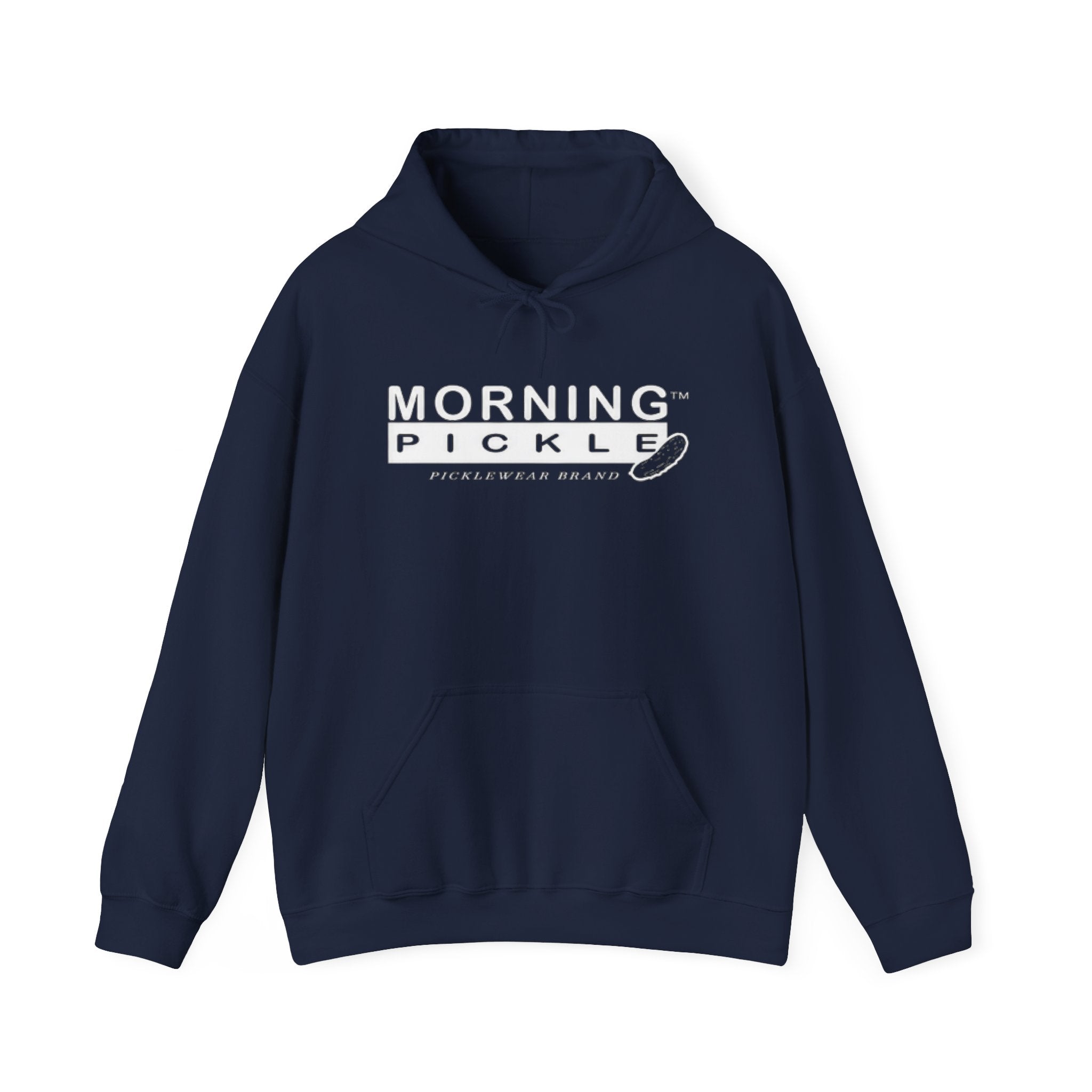 Morning Pickle Hoodie — Navy | Center Logo