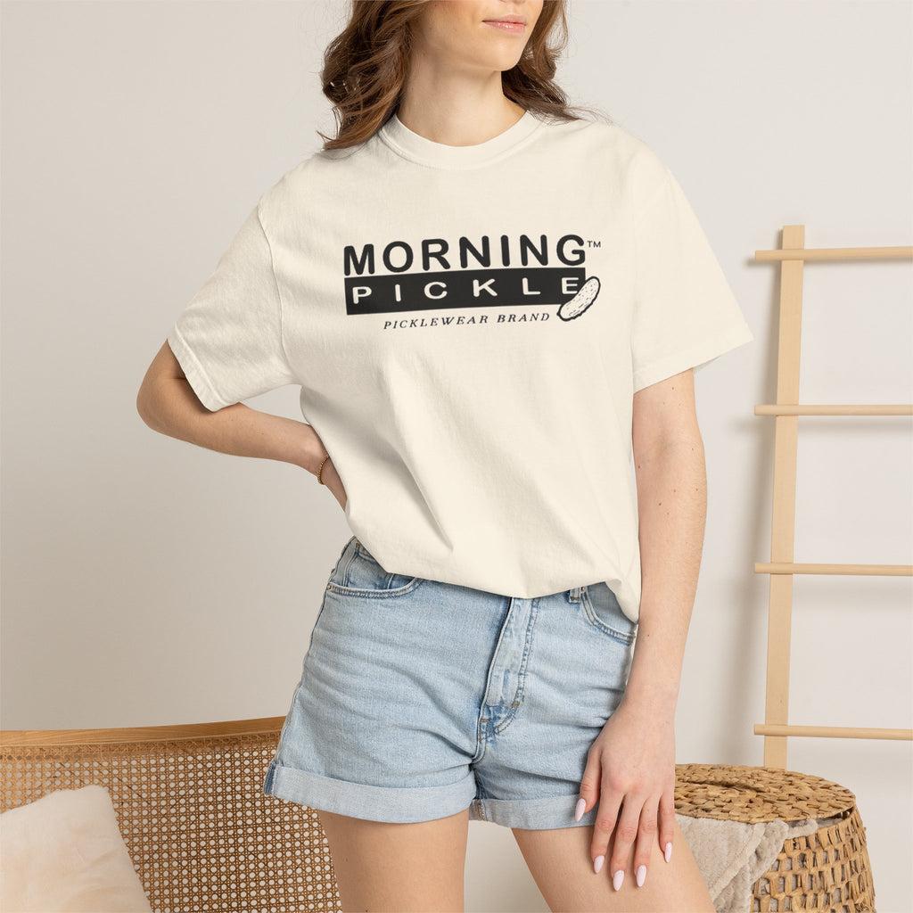 Morning Pickle Tee — Cream