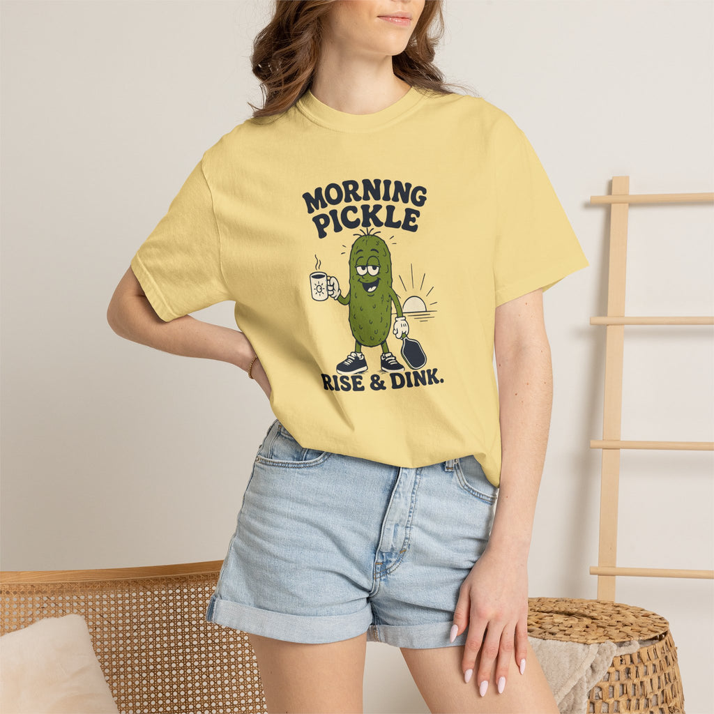 Morning Pickle Tee — Rise & Dink
