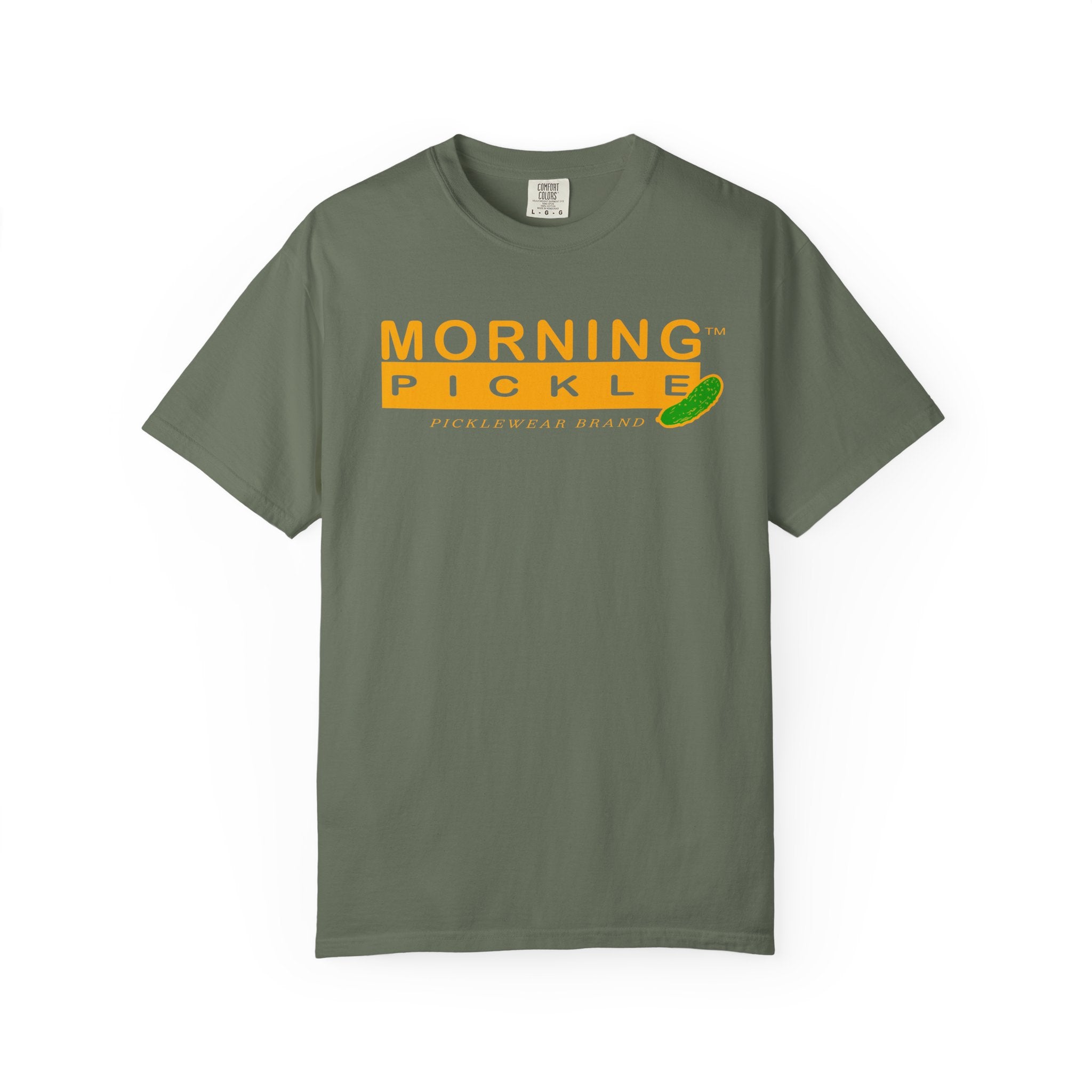Morning Pickle Tee  — Olive (v2)