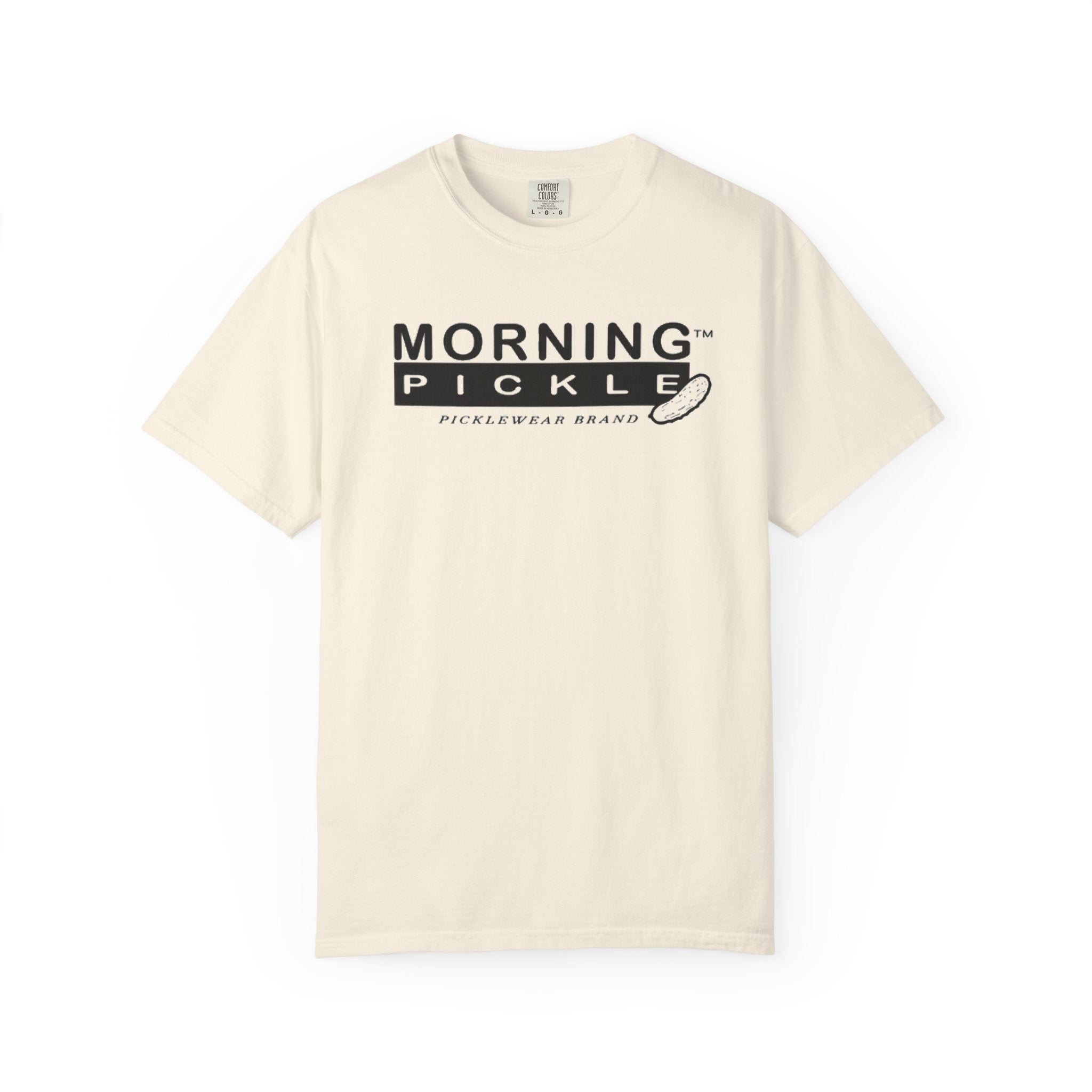 Morning Pickle Tee — Cream