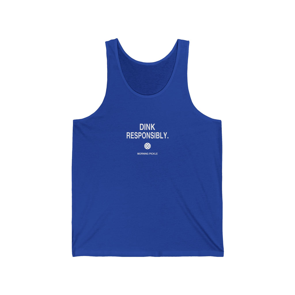 Morning Pickle Tank — Dink Responsibly | White Ink