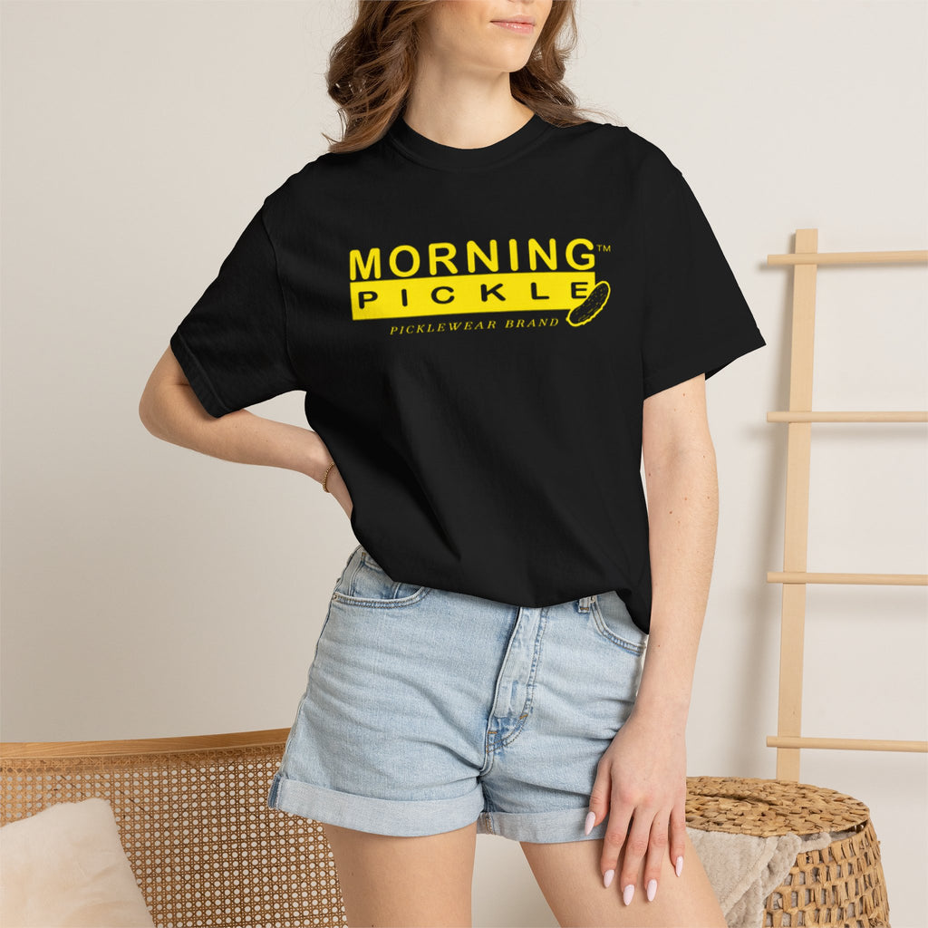 Morning Pickle Tee — Black
