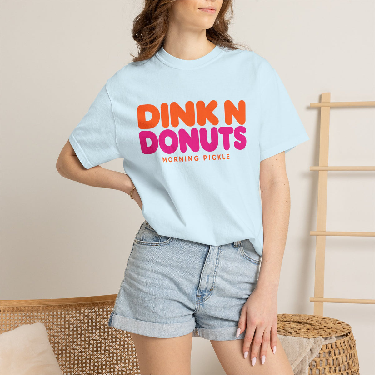 DINK N DONUTS Garment-Dyed T-shirt