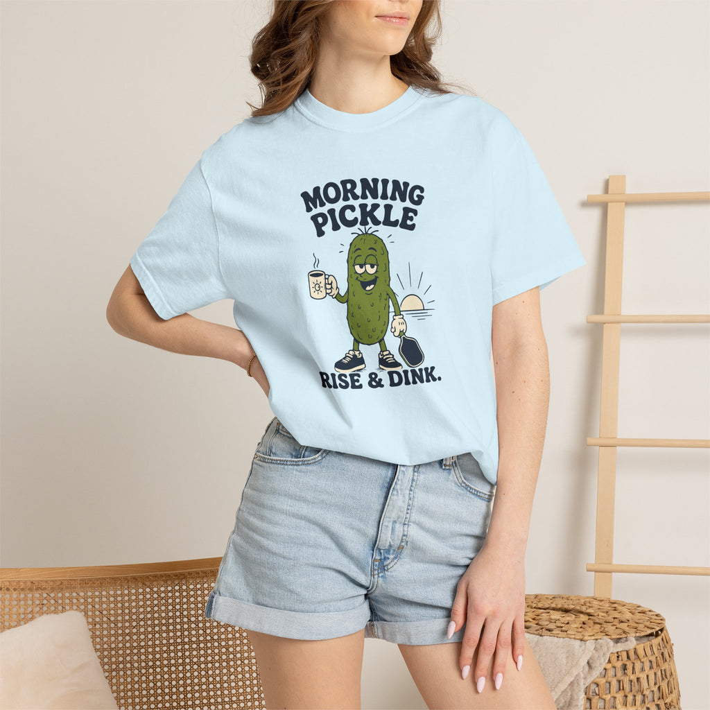 Morning Pickle Tee — Rise & Dink
