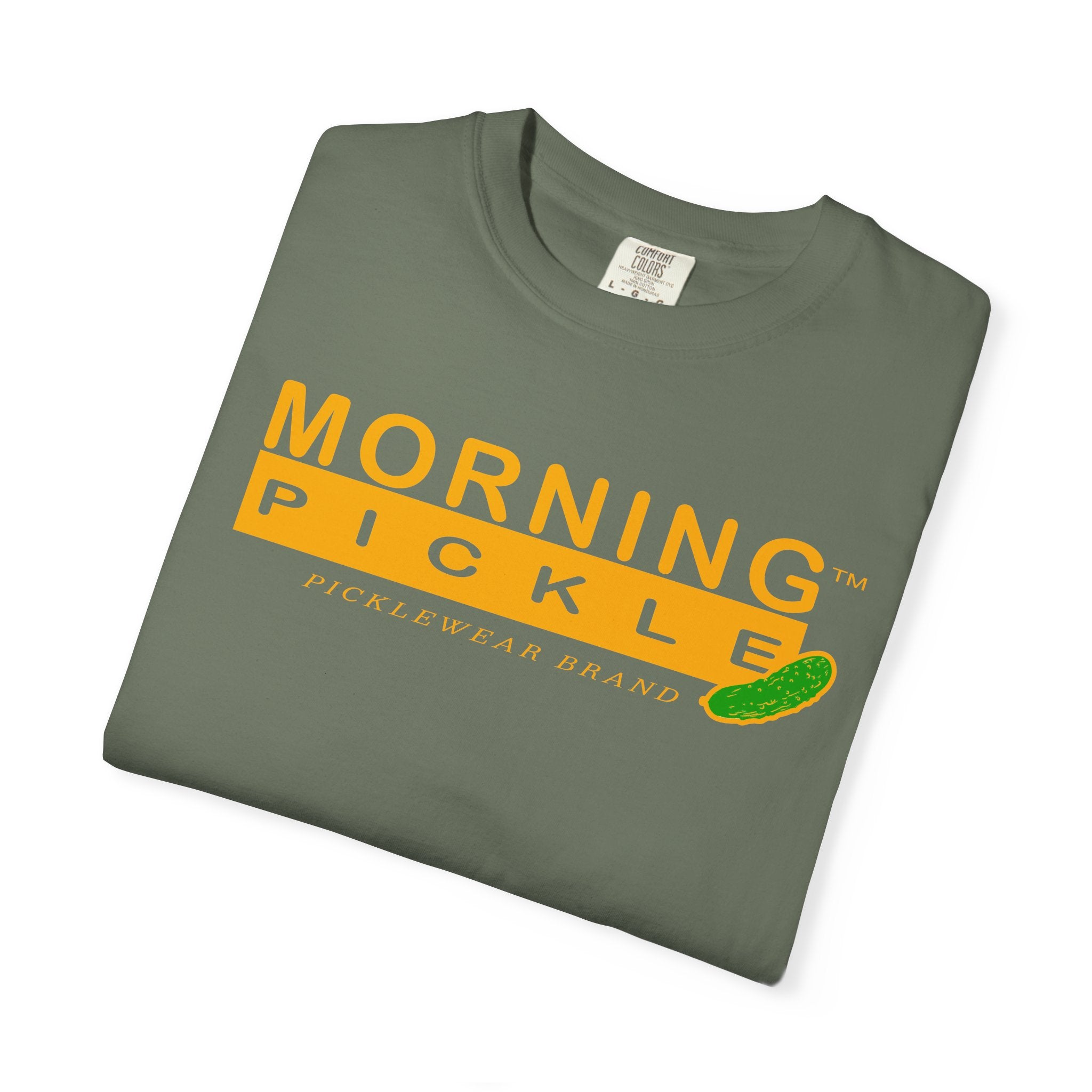 Morning Pickle Tee  — Olive (v2)
