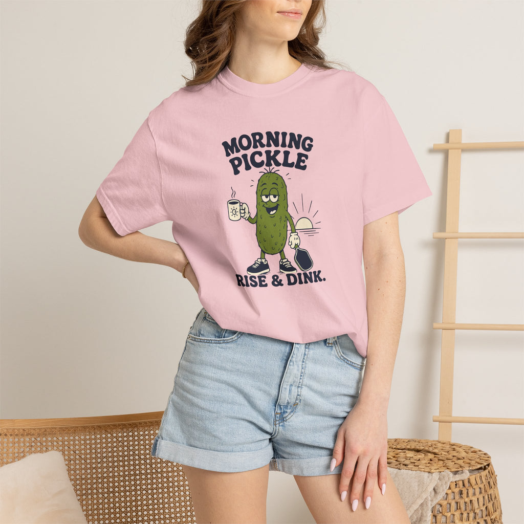 Morning Pickle Tee — Rise & Dink